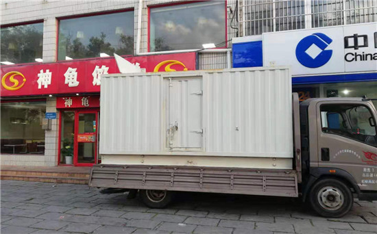 彭市镇出租发电机施工案例